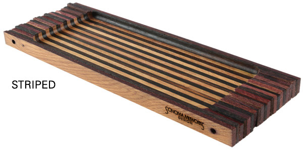 Reclaimed Wood Serving Tray - Striped